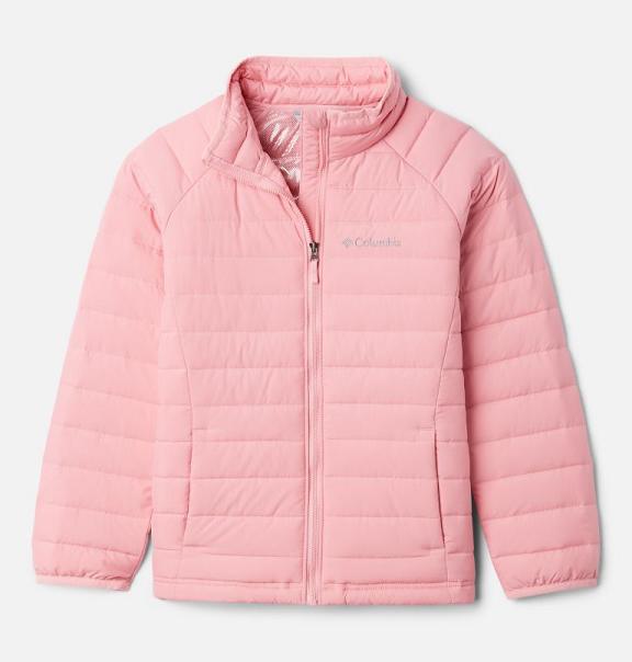Columbia Powder Lite Puffer Jacket Pink For Girls NZ62098 New Zealand
